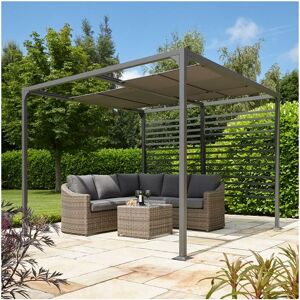 Florence 3x3 Canopy - Black - Rowlinson