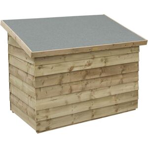 Rowlinson - Overlap Patio Chest - Natural timber