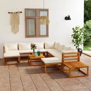 12 Piece Garden Lounge Set with Cushions Solid Wood Acacia (uk/ie/fi/no only) - Royalton