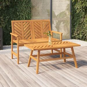 Berkfield Home - Royalton 2 Piece Garden Lounge Set Solid Wood Acacia