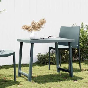 Camping Table Green 79x56x64 cm pp Wooden Look - Royalton