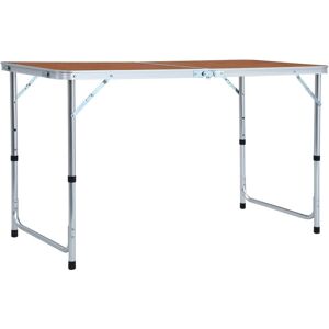 Berkfield Home - Royalton Foldable Camping Table Aluminium 120x60 cm