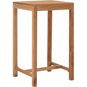 Garden Bar Table 60x60x105 cm Solid Teak Wood - Royalton