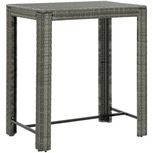 Royalton - Garden Bar Table Grey 100x60.5x110.5 cm Poly Rattan