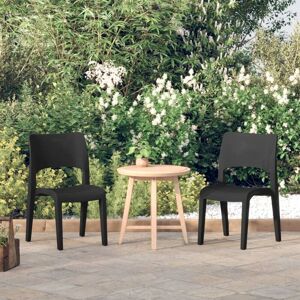 Royalton - Garden Chairs 2 pcs Polypropylene Anthracite