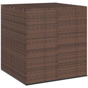 Berkfield Home - Royalton Garden Cushion Box pe Rattan 100x97.5x104 cm Brown