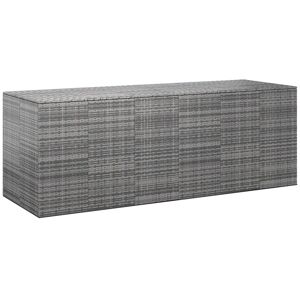 BERKFIELD HOME Royalton Garden Cushion Box pe Rattan 291x100.5x104 cm Grey