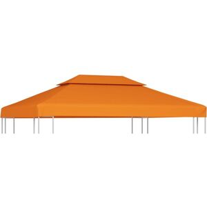 BERKFIELD HOME Royalton Gazebo Cover Canopy Replacement 310 g / m² Orange 3 x 4 m