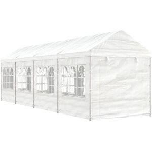 Gazebo with Roof White 8.92x2.28x2.69 m Polyethylene - Royalton