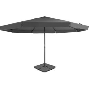 Outdoor Umbrella with Portable Base Anthracite - Royalton