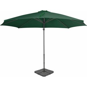 Royalton Outdoor Umbrella with Portable Base Green