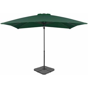 Outdoor Umbrella with Portable Base Green - Royalton