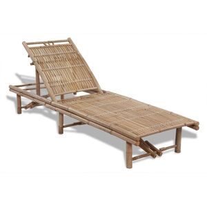 Berkfield Home - Royalton Sun Lounger Bamboo