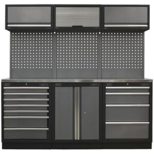 Superline PRO® 2m Storage System - Stainless Worktop APMSSTACK07SS - Sealey