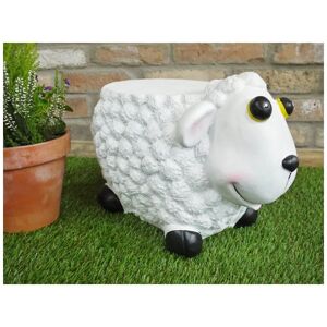 Uniquehomefurniture - Small Garden Stool Outdoor Patio Sheep Seat Plant Stand Ornament Kids Chair Gift