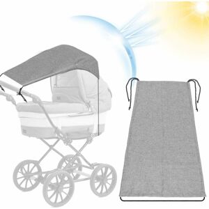 TINOR Stroller Sun Shade, Stroller Parasol, Universal Stroller Sun Shade, Canopy Canopy Sun Shade, for Carrycot, Pram, Adjustable with uv 50 Protection,