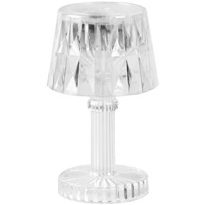 Table lamp-small transparent-8.5cm4cm mini twill small table lamp Denuotop