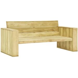 Sweiko - Garden Bench 179 cm Impregnated Pinewood FF49037UK