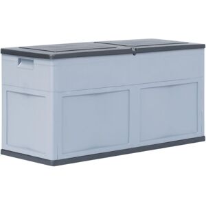 Sweiko - Garden Storage Box 320 l Grey Black VDTD29814