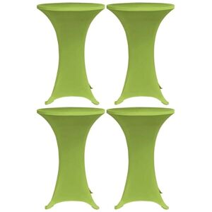 Sweiko - Stretch Table Cover 4 pcs 70 cm Green VDFF21325UK