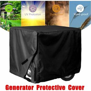 LANGRAY Universal Generator Cover Waterproof Generator Cover 210D Heavy Duty Oxford Outdoor Storage Cover for Generator Protection 816161cm