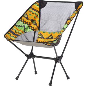 DENUOTOP Upgraded Portable Camping Chair, Ultralight, Foldable, High Back, Camping Chair with Nylon Mesh and Headrest and Pocket for Picnic, Beach, Fishing,