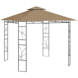 Vidaxl - Gazebo 3x3x2.7 m Taupe 160 g/m² Taupe