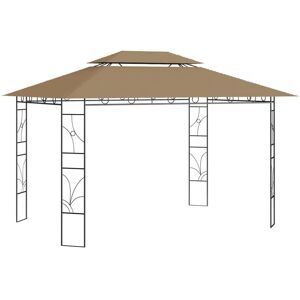 Vidaxl - Gazebo 4x3x2.7 m Taupe 160 g/m² Taupe