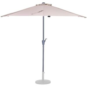 Vonroc - Parasol Magione - Balcony parasol - 270x135cm - uv resistant - Beige - Incl. protection cover