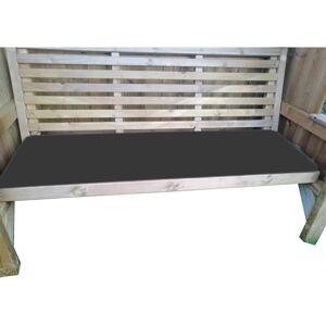 Buttercup Cushions - Waterproof Seat Pads - Double Grey Cushion - Outdoor Cushion for Garden Furniture
