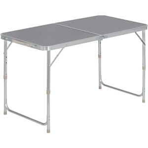 Folding Camping Table Aluminium Picnic Portable Adjustable Party bbq Patio Grey - Grey - Woltu