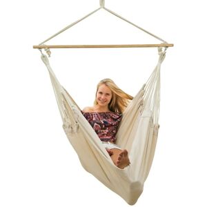 Amanka - xxl Hanging Chair + 2 S-shaped hooks HMG-80 beige - beige