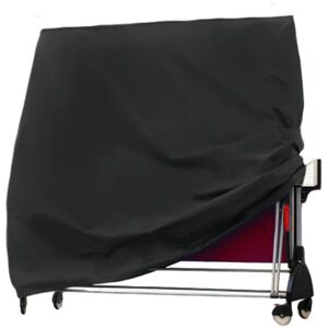 CYSLMUK 165x70x185 cm Table Tennis Table Protective Cover 210D Oxford, Black, Outdoor Garden Furniture Cover