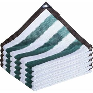 CYSLMUK 2 x 3 m Shade Cloth with Grommets, 90% Sun Protection for Plants, Greenhouse, Mesh Tarp, Sunblock Shade Net, uv Net for Garden, Patio, Lawn, Outdoor