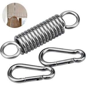 Memkey - 3pcs Hammock Spring Hooks, 304 Stainless Steel, Outdoor Chair Swing Accessories, Spring Hooks