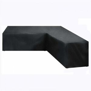 Cyslmuk - 222x286x82cm) Waterproof Garden Corner Furniture Cover, L-Shaped Garden Sofa Cover, 210D Oxford Fabric Cover