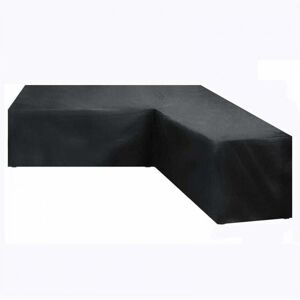 CYSLMUK (270x270x90cm) Waterproof Garden Corner Furniture Cover, L-Shaped Garden Sofa Cover, 210D Oxford Fabric Cover