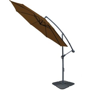 Green Bay - 3M Cantilever Banana Umbrella Garden Sun Shade Hanging Coffee Parasol with Base Weight