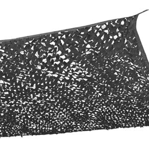 Cyslmuk - 3x4m, rectangular shade sail camouflage design black parasol