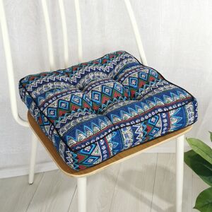 LINGHHANG 40x40x10cm,Boho)Tatami Chair Cushions Comfortable Breathable Seat Cushion Padded Seat Pads for Kids Office Garden Indoor Outdoor Decoration