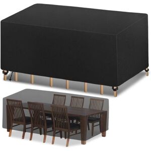 Linghhang - 420D Garden Furniture Cover, Outdoor Table Cover Waterproof Protective Tarpaulin Oxford Fabric Waterproof (125x125x74cm)