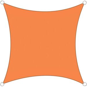Aquariss - 5x5m Sun Sail Shade Square Awning Canopy Garden Sun Cover Patio Sunscreen - Orange