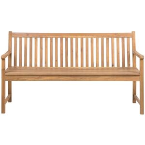 Beliani - Rustic Garden Bench Acacia Wood 160 cm Outdoor Patio Vivara