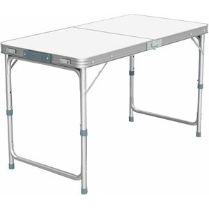 Briefness - Aluminium Portable Trestle Camping Picnic Dining Folding Table Outdoor (1.2M Table)