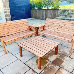 Charles Taylor - Balmoral Corner Set - L240 x W224 x H95 - Redwood