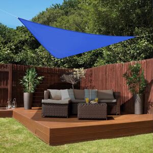 Green Bay - Blue Outdoor Sun Shade Sail Garden Patio Sunscreen Awning Canopy Shade uv Block Triangle 3x3x3m