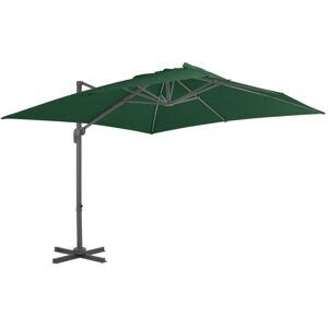 Bonnevie - Cantilever Garden Parasol,Outdoor Parasol with Aluminium Pole 400x300 cm Green VSVS969736