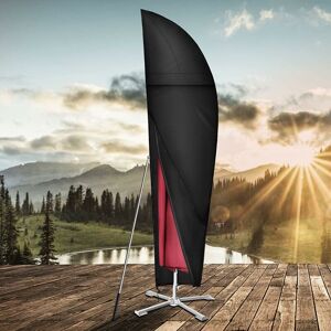 DEWDAT Cantilever Parasol Cover with Air Vents, Waterproof, Windproof, Anti-UV, Heavy Duty 600D Oxford Fabric Parasol Cover with Telescopic Pole