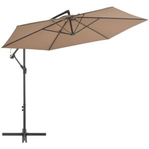 Bonnevie - Cantilever Umbrella with Aluminium Pole 300 cm Taupe VSVS3139396