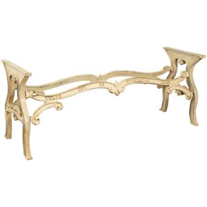 Biscottini - Garden table leg base Solid iron and cast iron structure, ideal for indoors and outdoors. Stone, marble, glass, wood tops